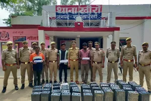 UP जंगल में हुई जवाबी फायरिंग, एक बदमाश को लगी गोली, 3 अन्य सहित कुल 4 गिरफ्तार 